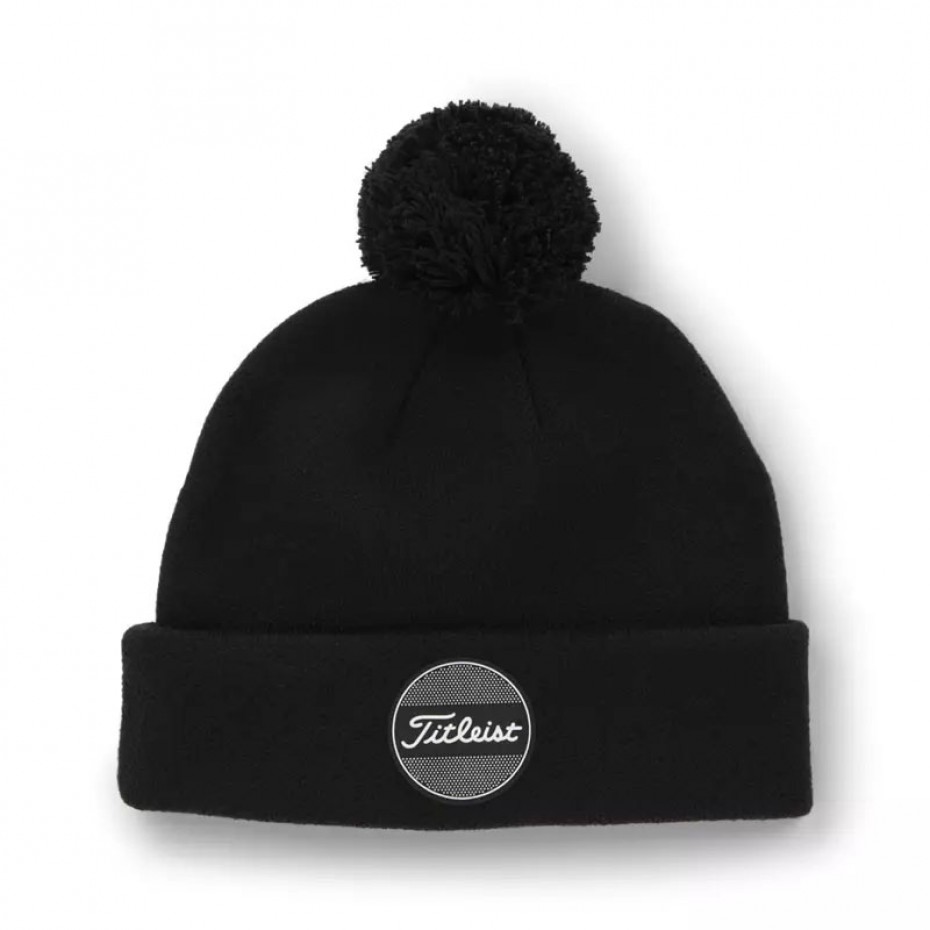 Titleist Boardwalk Pom Pom Beanie TH23bwp o Black