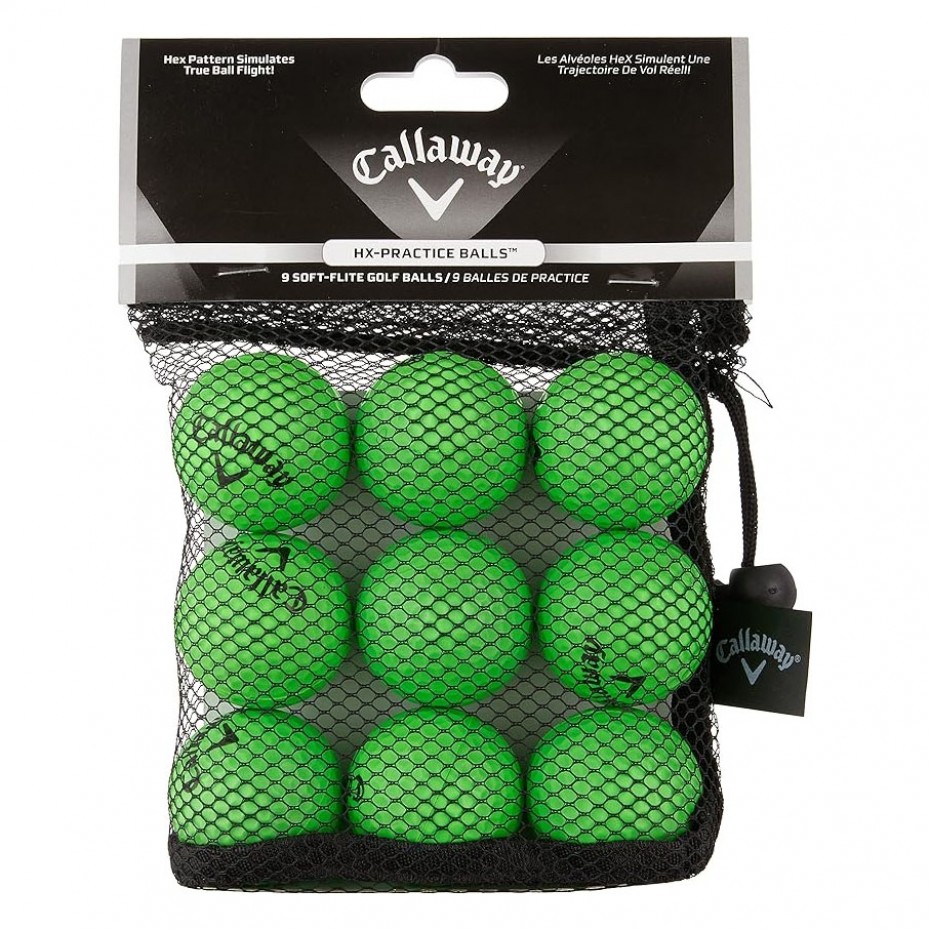 Callaway Soft Flight Balls with Hex Pattern 18 Pack Green