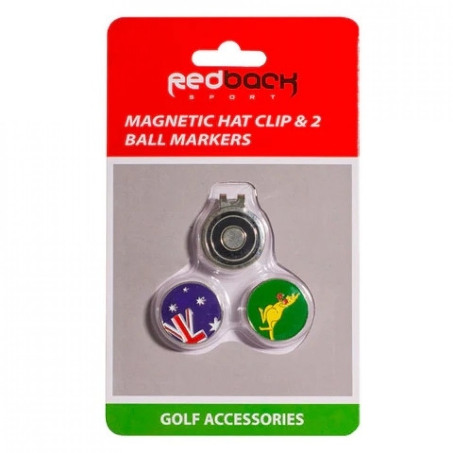Redback Magnetic Hat Clip and 2 Ball Markers