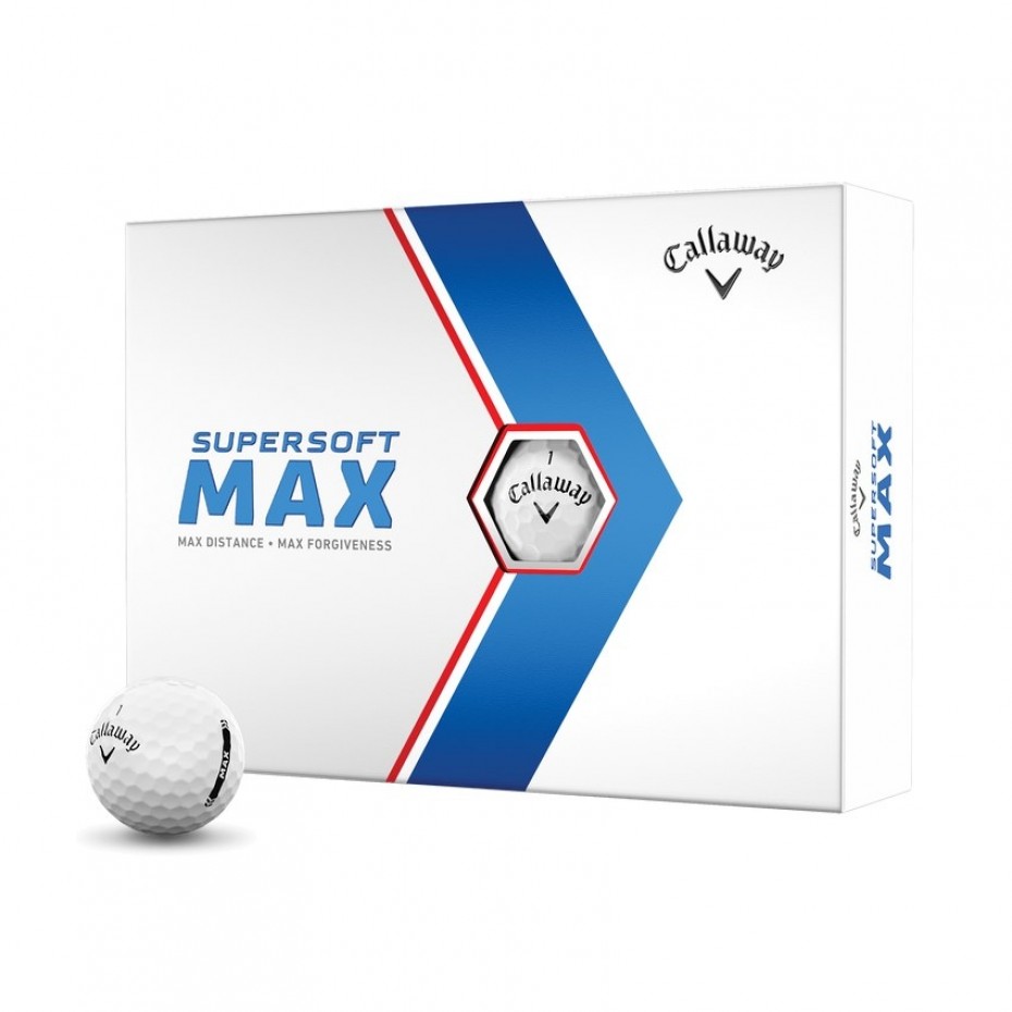 Callaway Supersoft MAX 2023 Golf Ball White Per Dozen