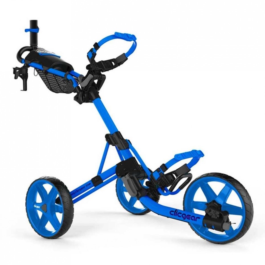 Clicgear M4 Collapsible Three Wheeled Buggy Matte Blue