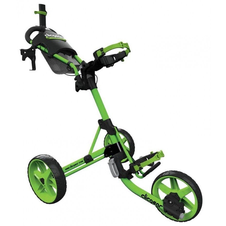Clicgear M4 Collapsible Three Wheeled Buggy - Lime Green