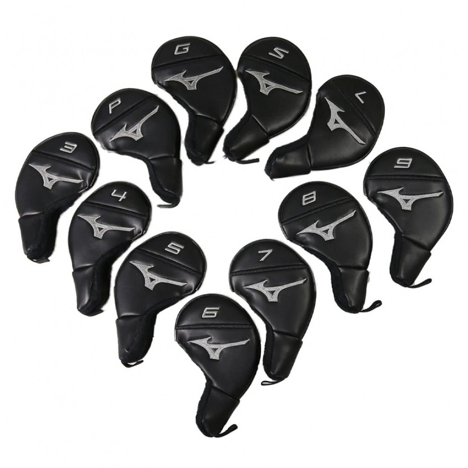 Mizuno Iron Covers 3 to Pw Plus Lw Gw Sw Black 2023