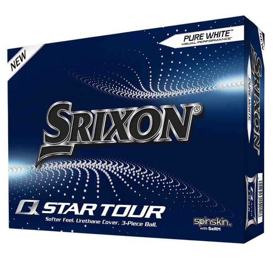 Srixon Q Star Tour Golf Ball Pure White Per Doz