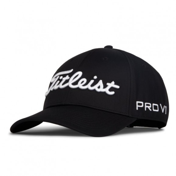 Titleist 23 Tour Performance Cap One Size Fits All Black White