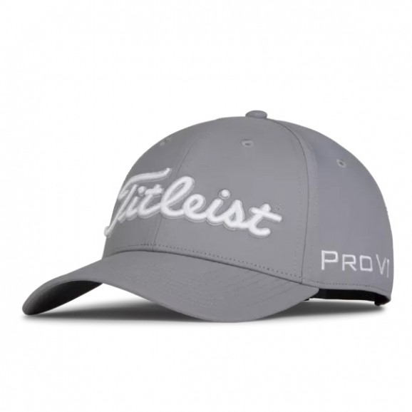 Titleist 24 Tour Performance Cap One Size Fits All Charcoal Wht