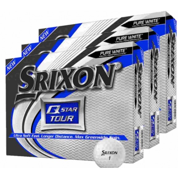 Srixon Q Star Tour 3 Golf Ball Pure White - 3 Dozen Deal