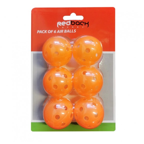Redback Air Balls Orange Pack of 6