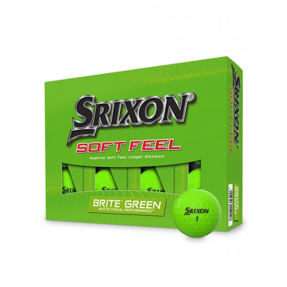 Srixon Soft Feel 13 Brite Green Per Dozen 2023