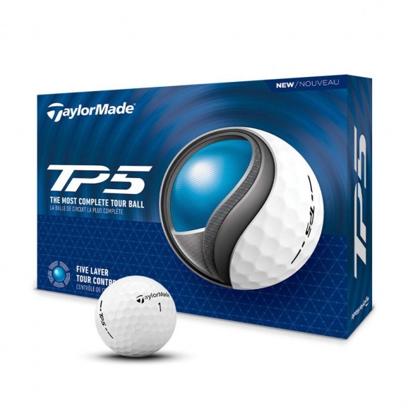 Taylormade TP5 2024 Ball Per Dozen - White