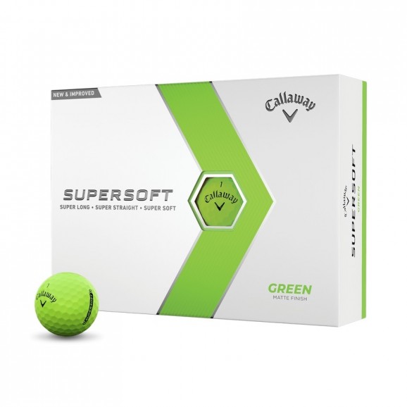 Callaway Supersoft 2023 Golf Ball Green Per Dozen