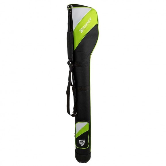 Brosnan Pencil Lite Travel Carry Bag - Black/Lime