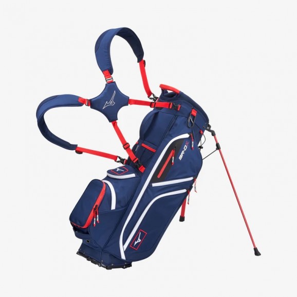 Mizuno BR DXS23 Stand Bag 2024 Navy Red