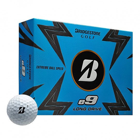 Bridgestone E9 Long Drive White Per Dozen