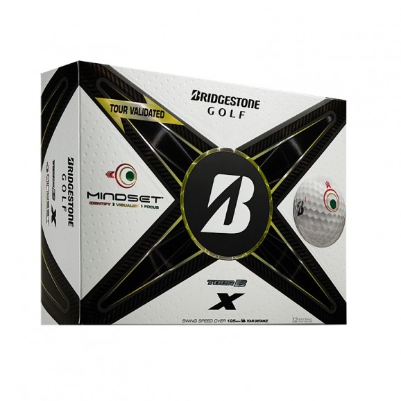 Bridgestone 24 Tour B Mindset X Golf Ball Per Dozen