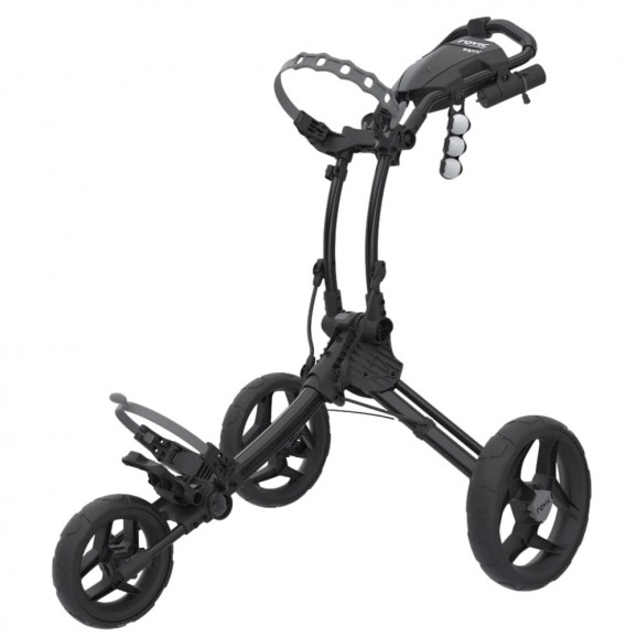 Rovic Compact Collapsible Three Wheeled Buggy Charcoal Black