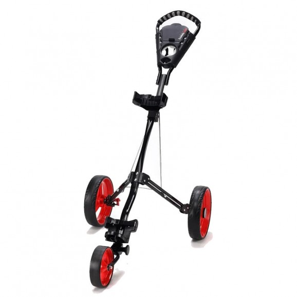 Redback Kingsworth Three Wheeled Buggy Black with Red Wheels