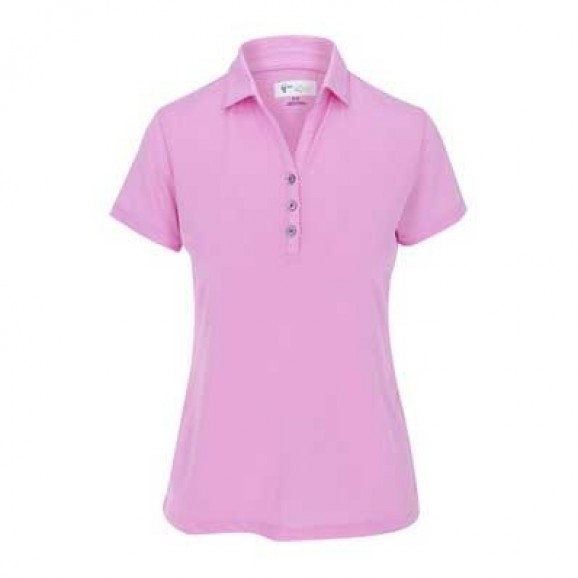 Greg Norman Ladies Polo Willow Short Sleeve Primrose G2S22K505