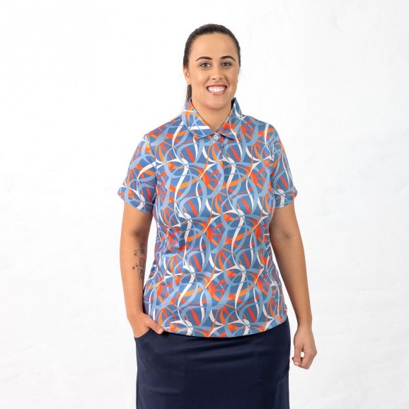 Robbie Brown Short Sleeve Top - Blue Ribbon GS09