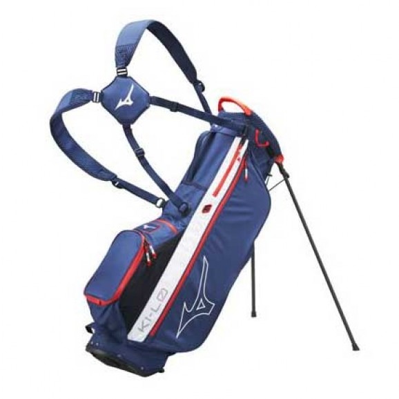 Mizuno K1 Lo Stand Bag Navy Red