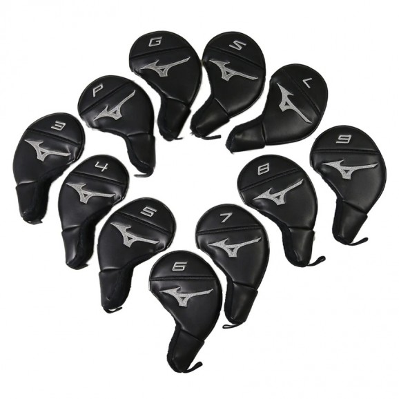 Mizuno Iron Covers 3 to PW + LW GW SW - Black