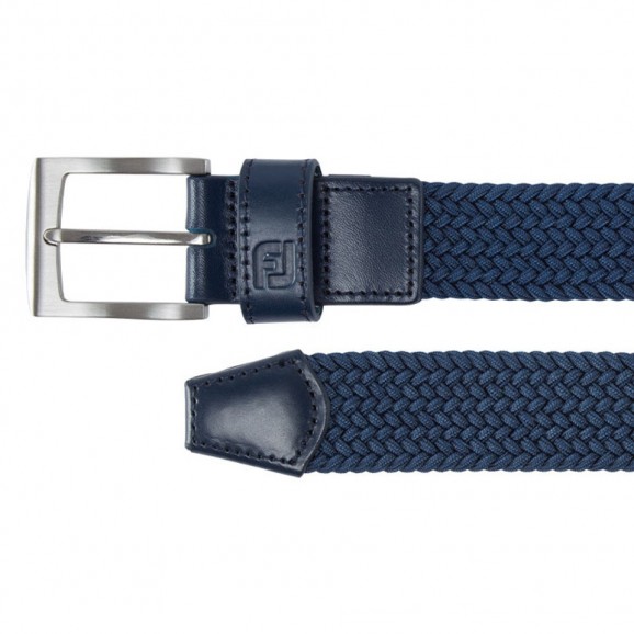 Footjoy Mens Belt Braided - Navy