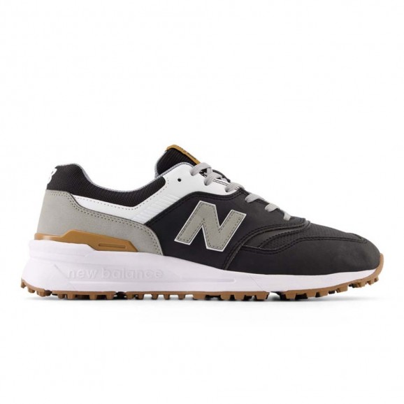 New Balance Mens Shoe 997 Spikeless - Black/White 