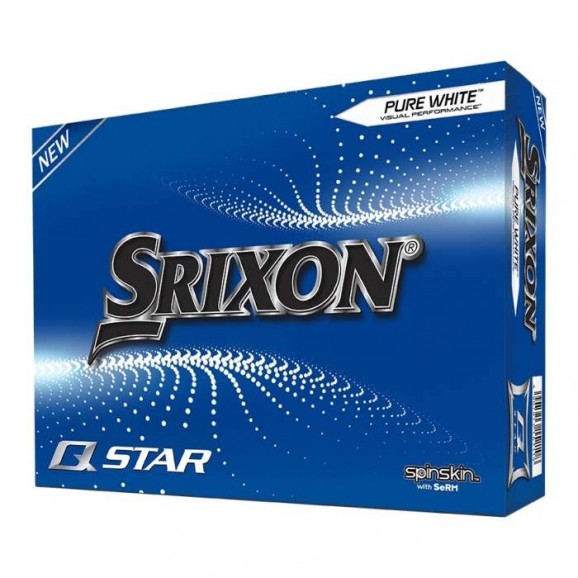 Srixon Q Star Golf Ball Pure White Per Doz