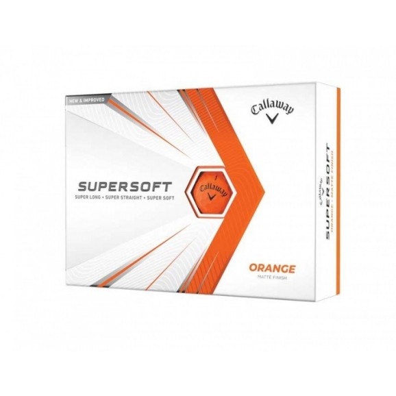 Callaway Supersoft 2021 Matte Finish Orange Per Dozen