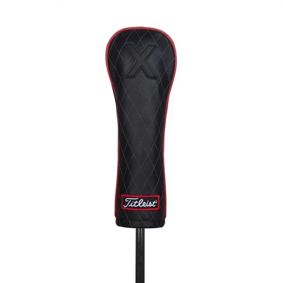 Titleist Leather Hybrid/Utility Headcover Jet Black