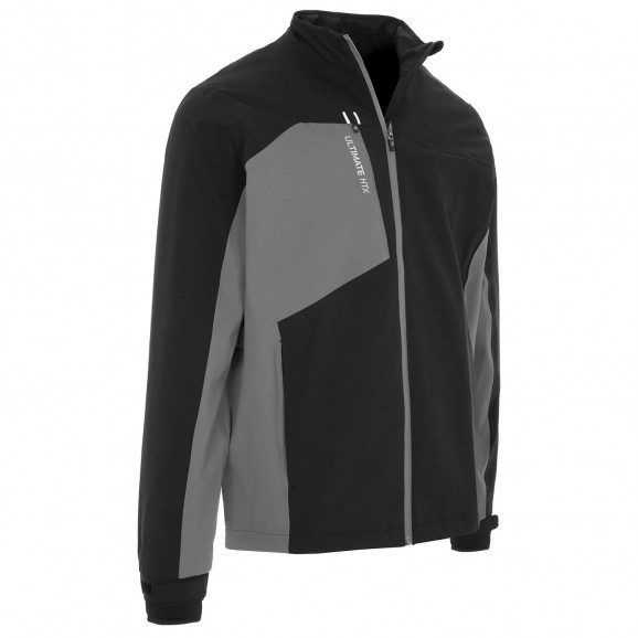 Proquip Mens Ultimate HTX Rain Jacket - Black/Grey