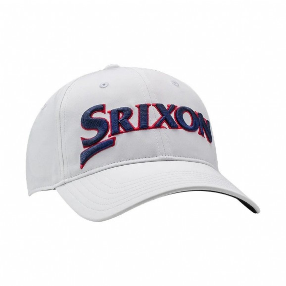 Srixon Unstructured Mens Cap White Navy Red