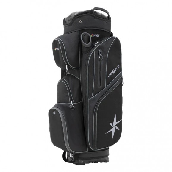 MGI Lite-Play Golf Cart Bag 14 Way Full Divide - Black